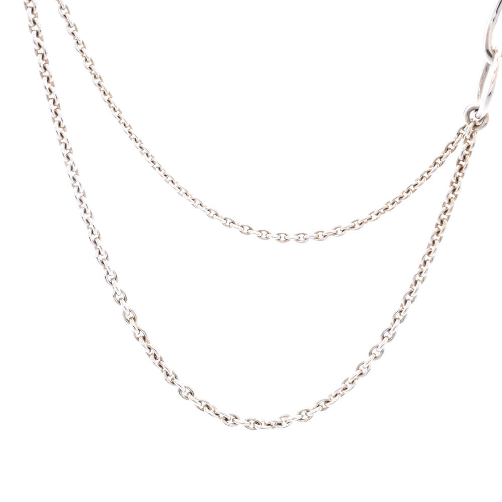 Hermes Chaine d'Ancre Punk Long Double Necklace
